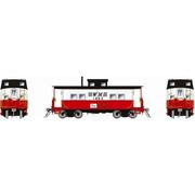 Rapido Trains 144054 HO Northeastern-style Steel Caboose: Western Maryland - Circus Scheme / Duryea Frame / Double Square End Windows: #1842