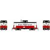Rapido Trains 144055 HO Northeastern-style Steel Caboose: Western Maryland - Circus Scheme / Duryea Frame / Double Square End Windows: #1869