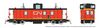 Rapido Trains 166037 HO HS Caboose: CN - International Service: #79286