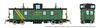 Rapido Trains 166040 HO HS Caboose: Ottawa Central (ex-DEVCO): #9106