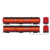 Rapido Trains 176030 HO Business Set: Econo Baggage + Power Car w/ Snd - Daylight Scheme: #298 + 295