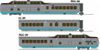 Rapido Trains 203501 HO UAC TurboTrain 2.0 (DC/DCC/Sound): UAC/DOT - 3-Car Set: #ETU-2 Rapido Trains 203501 HO UAC TurboTrain 2.0 (DC/DCC/Sound): UAC/DOT - 3-Car Set: #ETU-2