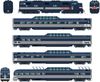 Rapido Trains 210011 HO Scale Train of Tomorrow Set (EMD E7A and 4 Cars) DC/Silent