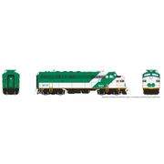 Rapido Trains 222049 HO Scale GO Transit (APCU) Early Font (Green/White) DC/Silent Version Road # 901