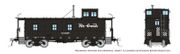 Rapido Trains 225003 HO D&RGW End Cupola As-built Steel Caboose: Black Scheme: #01408