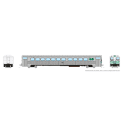 Rapido Trains 226103 Hawker Siddeley RTC-85 Single Level Commuter Cab Car (Stripes) GO Transit # 107