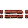 Rapido Trains 29025 HO EMD E7A + E7B Set Diesel Locomotive (DC/Silent): Pennsylvania (5-Stripe Scheme) Road # 5883 + 5842B