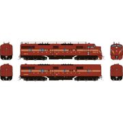 Rapido Trains 29524 HO EMD E7A + E7B Set Diesel Locomotive (DC/DCC/Sound): Pennsylvania (5-Stripe Scheme) Road # 5879 + 5840B