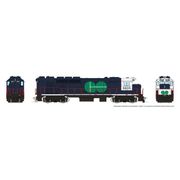 Rapido Trains 34504 HO Scale GP40TC Locomotive DC/DCC/Sound Version GO Transit (Blue Scheme) (Blue/White/Black) # 9805