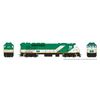Rapido Trains 34506 HO Scale GP40TC Locomotive DC/DCC/Sound Version GO Transit (Green/White) # 9804 Rapido Trains 34506 HO Scale GP40TC Locomotive DC/DCC/Sound Version GO Transit (Green/White) # 9804