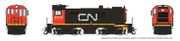 Rapido Trains 36016 HO MLW S-13 (DC/Silent): CN - Noodle w/ Red Cab: #8519