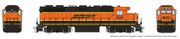 Rapido Trains 38041 HO EMD GP38 w/ext cab (DC/Silent): BNSF - Heritage 3: #2047