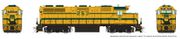 Rapido Trains 38064 HO EMD GP38 (DC/Silent): Maine Central - Harvest Gold: #253