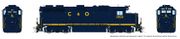 Rapido Trains 39003 HO GP39 Locomotive Chesapeake & Ohio C&O (Enchantment Blue/Yellow) - Era: 1969 + Road # 3914 (DC/Silent)