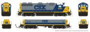 Rapido Trains 39028 HO GP39 Locomotive and SWMT Slug - CSX - Bright Future (YN2) (Blue/Grey/Yellow) - Era:1990s + Road # 4285 + 1045