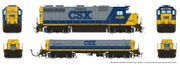 Rapido Trains 39029 HO GP39 Locomotive and SWMT Slug - CSX - Bright Future (YN2) (Blue/Grey/Yellow) - Era:1990s + Road # 4299 + 1041