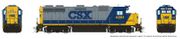 Rapido Trains 39516 HO GP39 Locomotive CSX - Bright Future (YN2) (Blue/Gray/Yellow) - Era: 1990's + Road # 4292 (DC/DCC/Silent))