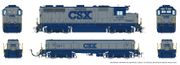 Rapido Trains 39525 HO GP39 Locomotive and SWMT Slug - CSX - "b" Scheme (Blue/Grey) - Era: Late 1980s + Road # 4288 + 1042 (DC/DCC/Sound)