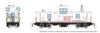 Rapido Trains 510049 N Scale Wide Vision Caboose: Canadian Pacific Railway - Engineering (White/Black) Road # 420983