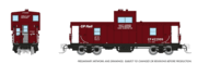 Rapido Trains 510051 N Scale Wide Vision Caboose: CP Rail Gauge Calibration Car Road # 422999 (Maroon/Black)