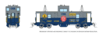 Rapido Trains 510068 N Scale Wide Vision Caboose: CSX "Safety First" Scheme Road # 21195 (Gray/Blue)
