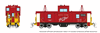 Rapido Trains 510070 N Scale Wide Vision Caboose: Frisco (SLSF) Road # 1246 (Red/Yellow/Black)