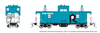 Rapido Trains 510080 N Scale Wide Vision Caboose: Rock Island (CRI&P) - The Rock Road # 17038 (Blue/White)