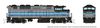 Rapido Trains 519503 N GMDD F59PH (DC/DCC/Sound): AMT Montreal - 3 Stripes: #526