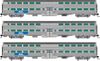 Rapido Trains 545008 N Gallery Commuter Car: Metra - BNSF: Set #3 (Coaches: 763 778 820)