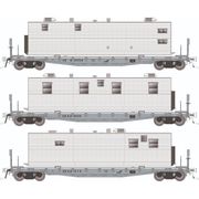 Rapido Trains HO Scale F30A MOW Flat Camp Cars