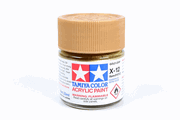 Tamiya 81012 Acrylic X-12 Gold Leaf 23 ml Bottle