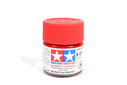 Tamiya 81527 Acrylic Mini X-27 Clear Red 10 ml Bottle