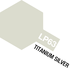 Tamiya 82163 Lacquer LP-63 Titanium Silver 10 ml Bottle