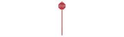 Tichy Train Group 8247 HO Scale Modern Stop Sign