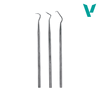 Vallejo 2001 Hobby Tools T02001 Set of 3 Stainless Steel Probes