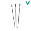 Vallejo 2002 Hobby Tools T02002 Set of 3 Stainless Steel Carvers