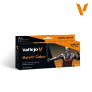 Vallejo Paints 70118 Model Color Effects Color Series 70.118 Metallic Colors