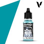 Vallejo 70753 Model Color 70.753 Light Blue Green 18 ml / 0.6 fl oz