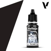 Vallejo 70950 Model Color 70.950 Black 18 ml / 0.6 fl oz