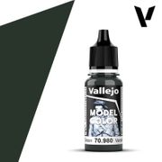 Vallejo 70980 Model Color 70.980 Black Green Flat 18 ml / 0.6 fl oz