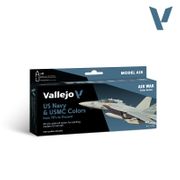 Vallejo Paints 71155 Model Air Set - Air War 71.155 US Navy & USMC colors from 70�s to present