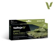 Vallejo Paints 71202 AFV Color Series 71.202 MERDC Camo Colors