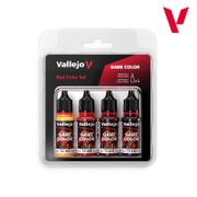 Vallejo 72377 Game Color Paint Set 72.377 - Red Color Set