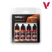 Vallejo 72381 Game Color Paint Set 72.381 - Orange Color Set