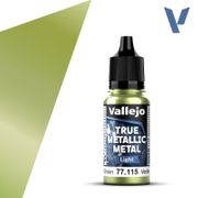 Vallejo 77115 True Metallic Metal 77.115 Amber Green 18 ml / 0.6 fl oz
