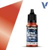 Vallejo 77125 True Metallic Metal Base 77.125 Forged Red 18 ml / 0.6 fl oz