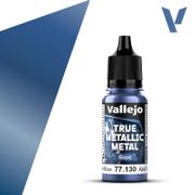 Vallejo 77130 True Metallic Metal Base 77.130 Ultramarine Blue 18 ml / 0.6 fl oz