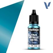 Vallejo 77132 True Metallic Metal Base 77.132 Hydra Turquoise 18 ml / 0.6 fl oz