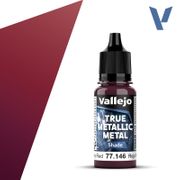 Vallejo 77146 True Metallic Metal Shade 77.146 Ruby Red 18 ml / 0.6 fl oz