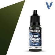 Vallejo 77156 True Metallic Metal Shade 77.156 Greenish Gold 18 ml / 0.6 fl oz